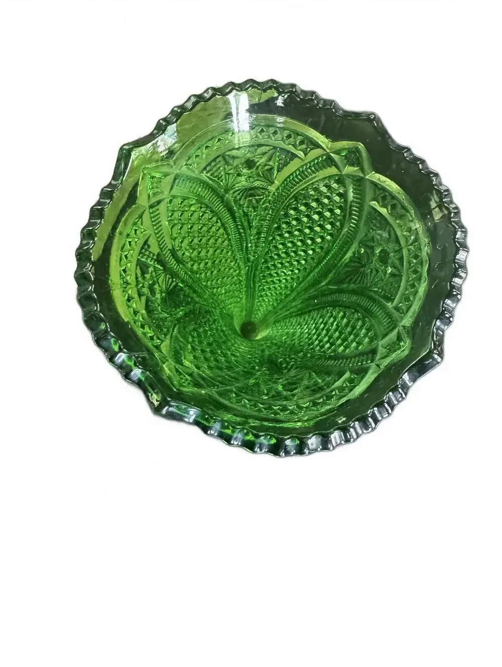 Rare  Heisey Emerald Green 
